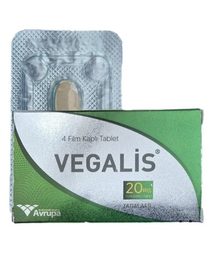 Vegalis 20 mg Tadalafil 4 Tablet