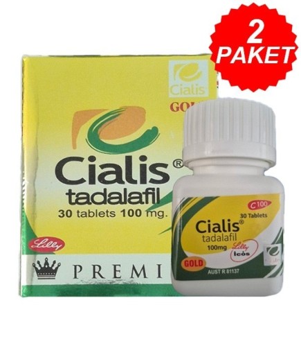 Premium Gold Tadalafil Cialis 100 mg 60 Tablet 2 Kutu