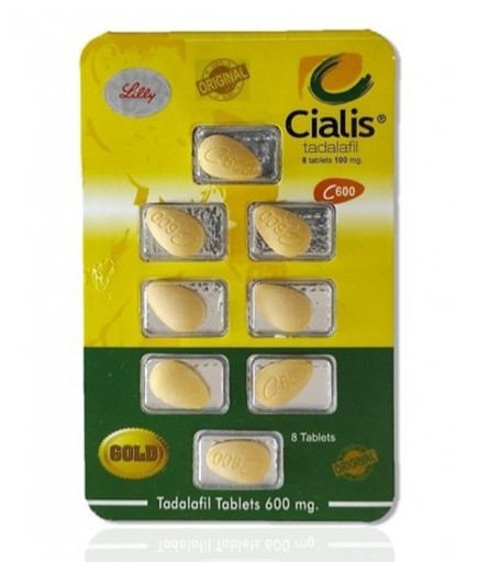 Cialis Tadalafil 600 mg 8 Tablet
