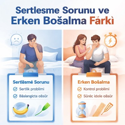 Sertleşme Sorunu ve Erken Boşalma Farkı